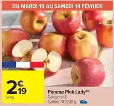 Carrefour Market Pink lady - pomme offre