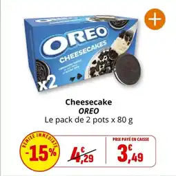 Coccimarket Cheesecake oreo offre