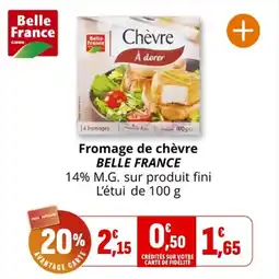 Coccimarket Fromage de chèvre belle france offre
