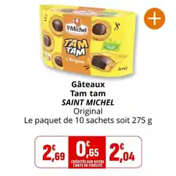 Coccimarket Gâteaux tam tam saint michel offre