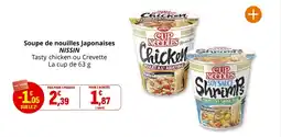 Coccimarket Soupe de nouilles japonaises nissin offre