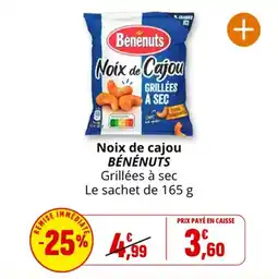 Coccimarket Noix de cajou bénénuts offre