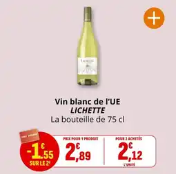 Coccimarket Vin blanc de l'ue lichette offre