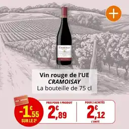 Coccimarket Vin rouge de l'ue cramoisay offre