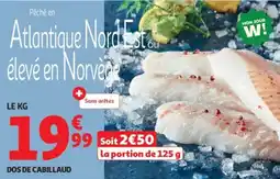 Auchan Dos de cabillaud offre