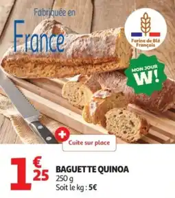 Auchan Baguette quinoa offre
