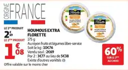 Auchan Houmous extra florette offre