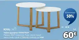 JYSK Royal oak tables gigognes svenstrup offre