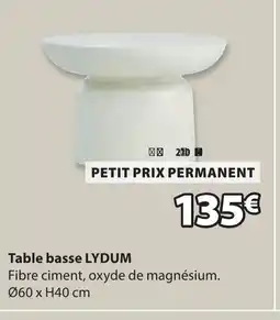 JYSK Lydum table basse offre