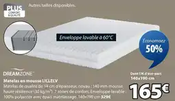 JYSK Dreamzone matelas en mousse lillelv offre
