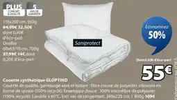 JYSK Couette synthétique gloptind offre