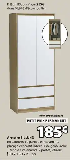 JYSK Armoire billund offre