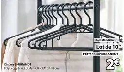 JYSK Cintres sigbrandt offre