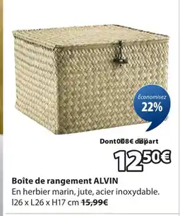 JYSK Boîte de rangement alvin offre