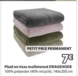 JYSK Dragehode plaid en tissu molletonné offre