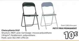 JYSK Chaise pliante viuf offre