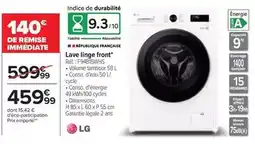 Carrefour Drive Lg - lave linge front offre
