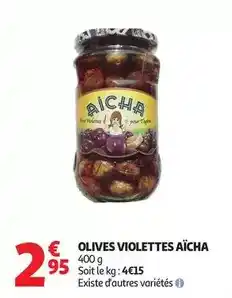 Auchan Supermarché Aicha - olives violettes offre
