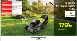 Carrefour Drive Tondeuse thermique tractée 144cc offre