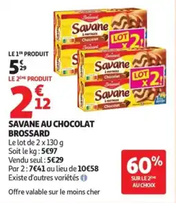 Auchan Savane au chocolat brossard offre