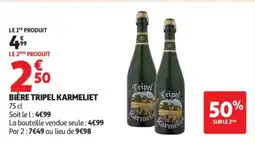 Auchan Bière tripel karmeliet offre
