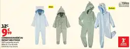 Auchan Combinaison bébé ou enfant inextenso offre