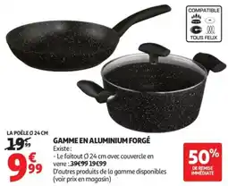 Auchan Gamme en aluminium forgé offre