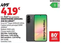 Auchan Smartphone samsung a56 5g 128go offre