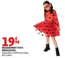 Auchan Deguisement tutu miraculous offre