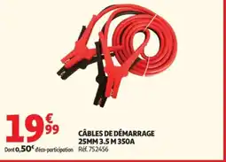 Auchan CÂBLES DE DÉMARRAGE offre