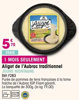 Croque Gel Aligot de l'aubrac traditionnel offre