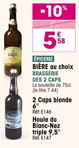 Croque Gel Bière brasserie des 2 caps offre