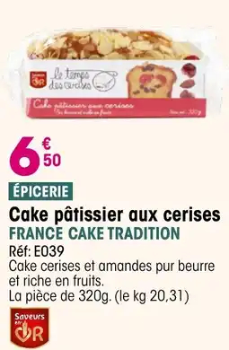 Croque Gel Cake pâtissier aux cerises france cake tradition offre