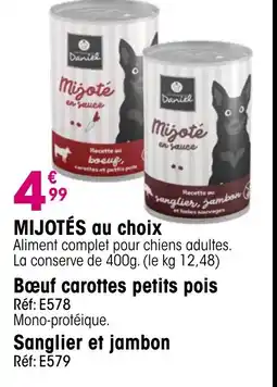 Croque Gel Mijotés offre