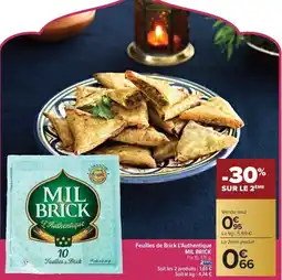 Carrefour Market Feuilles de brick l'authentique mil brick offre