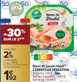 Carrefour Market Blanc de poulet halal carrefour sensation offre