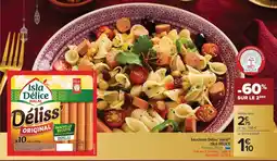 Carrefour Market Saucisses déliss' halal isla délice offre