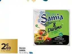 Carrefour Market Dürüm samia offre