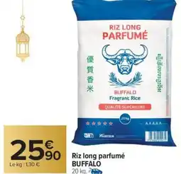 Carrefour Market Riz long parfumé buffalo offre