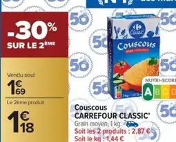 Carrefour Market Couscous carrefour classic offre
