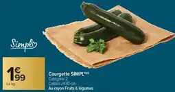 Carrefour Market Courgette simpl' offre