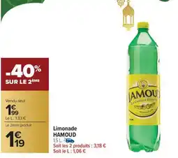 Carrefour Market Limonade hamoud offre