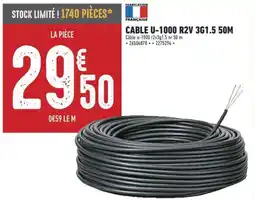 Brico Cash Cable u-1000 r2v 3g1.5 offre