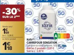 Carrefour Market Kéfir carrefour sensation offre