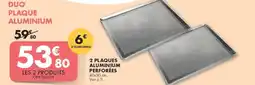 Guy Demarle 2 plaques aluminium perforées offre