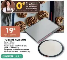 Guy Demarle Toile de cuisson offre
