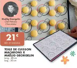 Guy Demarle Toile de cuisson macarons x maëlig georgelin offre