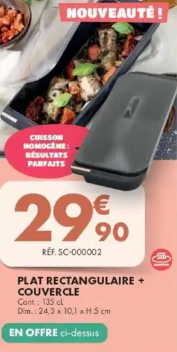 Guy Demarle Plat rectangulaire + couvercle offre