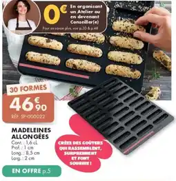 Guy Demarle Madeleines allongées offre