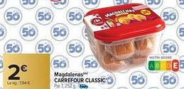 Carrefour Market Magdalenas carrefour classic offre